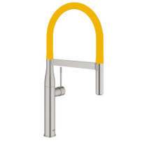 Grohe Essence Pre-Rinse Spray Kitchen Faucet with Locking Push Button Control