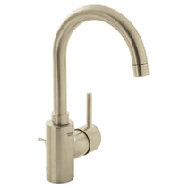 Grohe Concetto 1.2 GPM Single Hole Bathroom Faucet with Lift Rod Drain Assembly