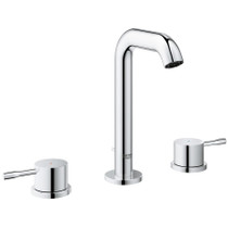 Grohe Essence 1.2 GPM Widespread Bathroom Faucet with SilkMove, QuickFix, and EcoJoy Technology