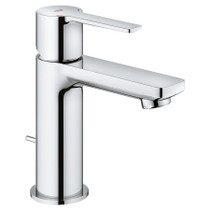 Grohe Lineare 1.2 GPM Single Hole Bathroom Faucet with StarLight, SilkMove, EcoJoy, and QuickFix Technologies - Includes Pop-Up Drain Assembly