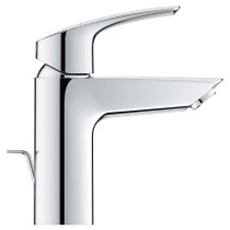 Grohe Eurosmart 1.2 GPM Deck Mounted Single Hole S-Size Bathroom Faucet with Drain Assembly