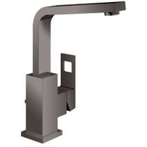 Grohe Eurocube 1.2 GPM Single Hole Bathroom Faucet with EcoJoy, SilkMove, StarLight, and QuickFix Technologies - Includes Pop-Up Drain Assembly