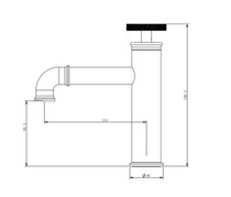 Royal Skylar Single Handle Lavatory Faucet in Brushed Nickel