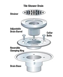 Tido 6x6 Square Shower Drain