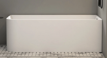Royal Vero  59 inch Corner Freestanding Bathtub Right Hand Drain **New Model