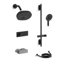 Kohler Statement Custom Shower System Featuring Single Port Anthem Mechanical Valve with Trim and Shower Head