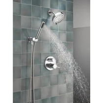 Delta 14S Shower Trim w Fixed Head & Hand Shower Chrome Complete