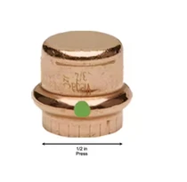 Pro- Press 1/2 in. Press Copper Cap LOT OF  50 pcs