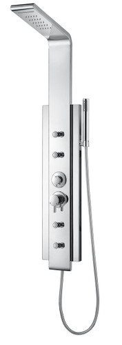 Dolce All-In-One Chrome Shower Panel - Luxurious & Modern