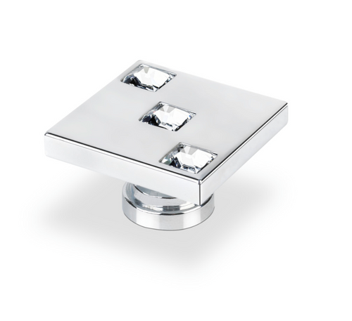 Topex luxury crystal knobs with brilliant light-catching facets