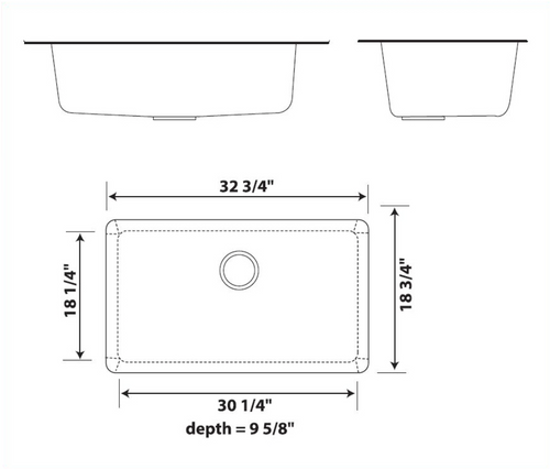 RBP-550 Granite Composite Single Bowl Sink