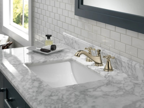 Delta Cassidy™ Two Handle Widespread Lavatory Faucet with Metal Pop-Up - Handles H295PN