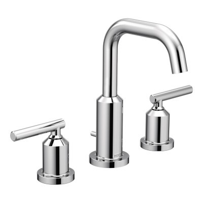 Moen Gibson Chrome Two-Handle High Arc Bathroom Faucet