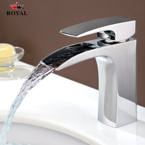 Royal Costa Waterfall Single Handle Lavatory Faucet in Chrome