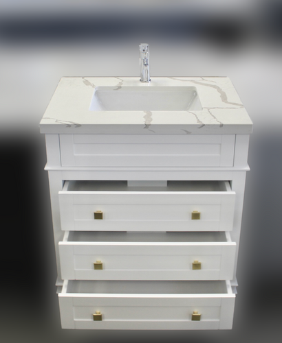 Royal Ibis 30-Inch White Bathroom Vanity | Elegant Design