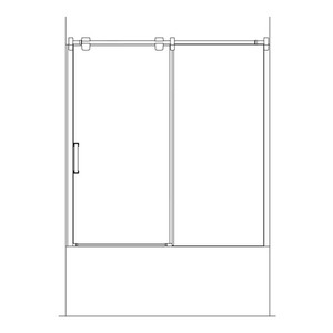 Fleurco Tub Sliding Door Enclosure - Stylish & Durable