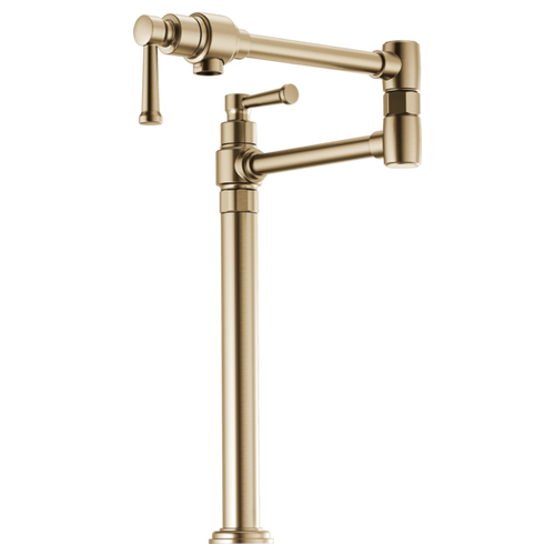 Brizo ARTESSO® Deck Mount Pot Filler Faucet in Luxe Gold