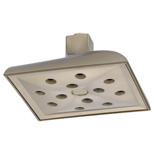 Brizo VIRAGE® H2Okinetic® Square Raincan Showerhead in Brushed Nickel