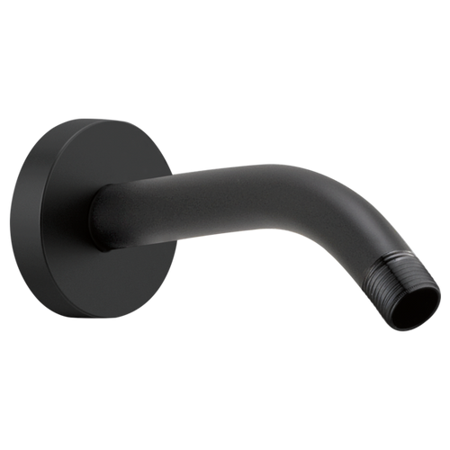 BRIZO 7" SHOWER ARM AND FLANGE in Matte Black