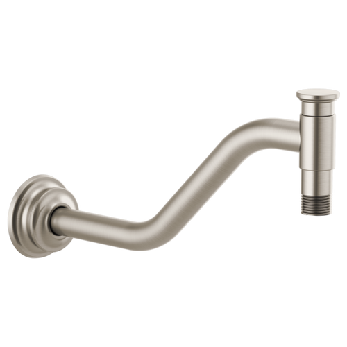 Brizo INVARI™ 11" Angled Shower Arm And Flange in Luxe Nickel