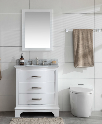 Royal Lucy 30 inch White Bathroom Vanity- In Stock