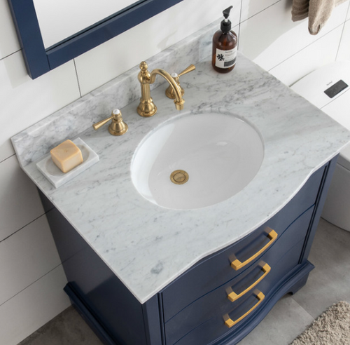 Blue Bathroom Vanities, Signature Hardware