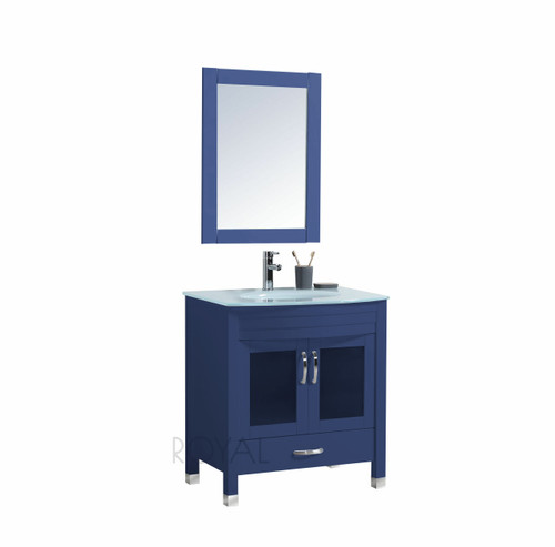 Royal Juno 30" Blue Bathroom Vanity - Stylish & Practical