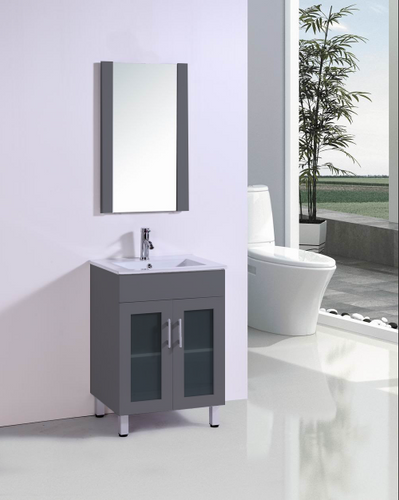 Royal Fergi 24 inch  Bathroom Vanity in Gray - Builder Special