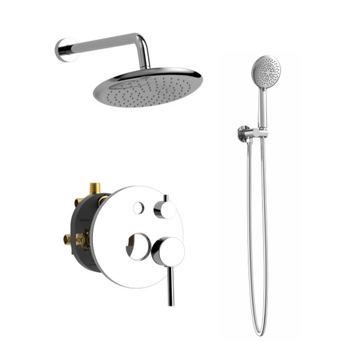 Royal Sky Two-Way Shower System w/ Handheld in Chrome Royal Sky Two-Way Shower System w/ Handheld in Chrome