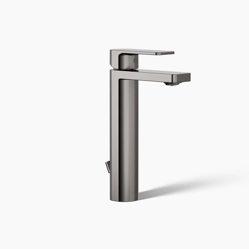 KOHLER Parallel® Tall single-handle bathroom sink faucet, 1.2 gpm - Vibrant Titanium