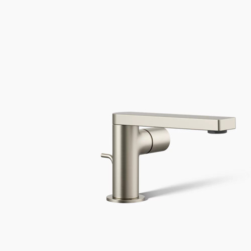 KOHLER Composed® Single-handle bathroom sink faucet with Cylindrical handle, 1.2 gpm - Vibrant Brushed Nickel