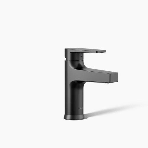 KOHLER Taut® Single-handle bathroom sink faucet, 1.2 gpm - Matte Black