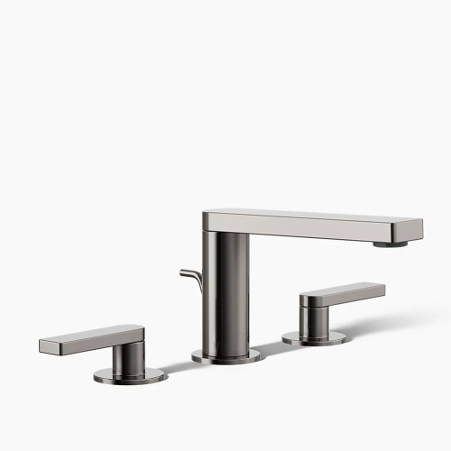 KOHLER Composed® Widespread bathroom sink faucet with Lever handles, 1.2 gpm - Vibrant Titanium