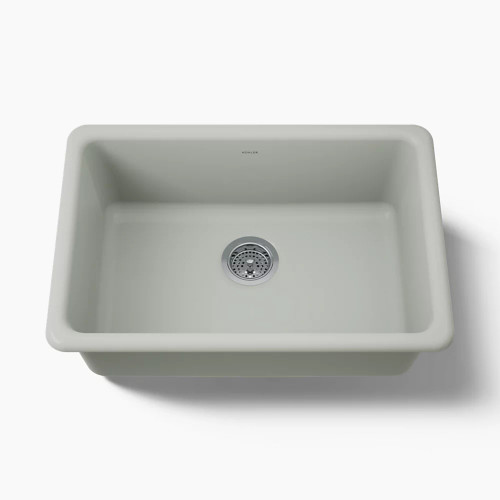 Kohler Iron/Tones 27 inch top undermount single bowl kitchen sink Sea Salt