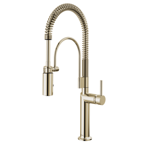 Brizo Odin® Semi-Professional Kitchen Faucet - Less Handle - Brilliance® Polished Nickel Brizo Odin® Semi-Professional Kitchen Faucet - Less Handle - Brilliance® Polished Nickel