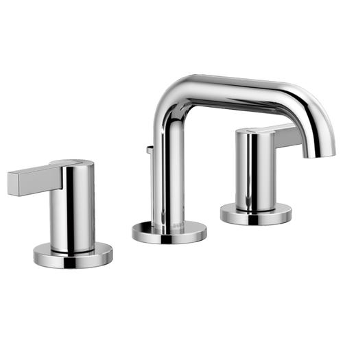 Brizo Litze® Widespread Lavatory Faucet with Low Spout - Less Handles With Extended Lever 1.5 GPM Polished Chrome Brizo Litze® Widespread Lavatory Faucet with Low Spout - Less Handles With Extended Lever 1.5 GPM Polished Chrome