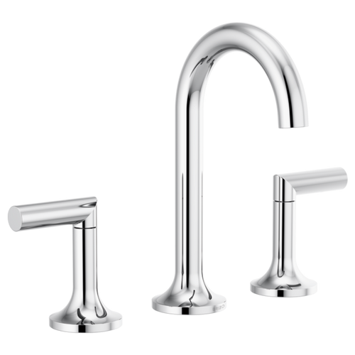 Brizo Odin® Widespread Lavatory Faucet - Less Handles With High Lever - Polished Chrome