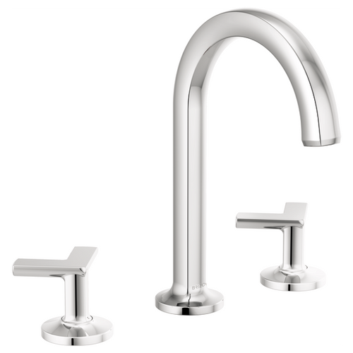 Brizo Kintsu® Widespread Lavatory Faucet with Arc Spout - Less Handles With Cross Handle 1.5 GPM - Polished Chrome Brizo Kintsu® Widespread Lavatory Faucet with Arc Spout - Less Handles With Cross Handle 1.5 GPM - Polished Chrome