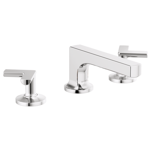 Brizo Kintsu® Widespread Lavatory Faucet with Low Spout - Less Handles 1.2 GPM - Cross Handle - Polished Chrome Brizo Kintsu® Widespread Lavatory Faucet with Low Spout - Less Handles 1.2 GPM - Cross Handle - Polished Chrome