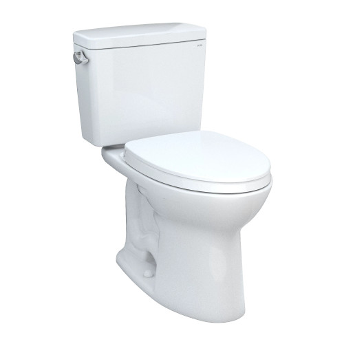 Toto Drake® Two-piece Toilet, 1.28 GPF, Elongated Bowl - Universal Height - Cotton