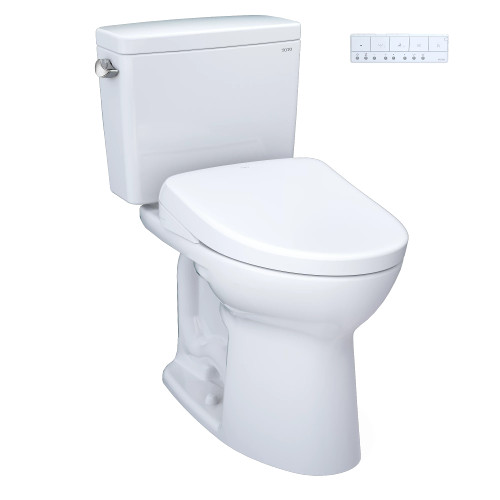 Toto Drake® Washlet®+ S7A Two-Piece Toilet - 1.28 GPF - Cotton