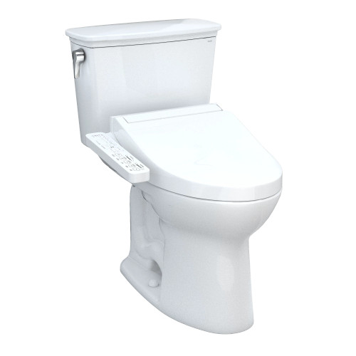 Toto Drake® Transitional Washlet®+ C2 Two-Piece Toilet - 1.28 GPF - Universal Height - Cotton