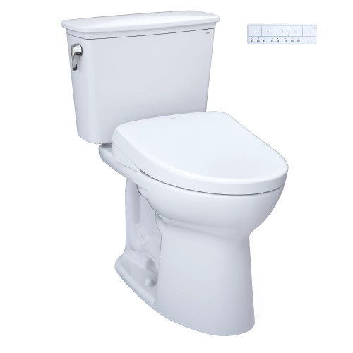 Toto Drake® Transitional Washlet®+ S7A Two-Piece Toilet - 1.28 GPF - Cotton