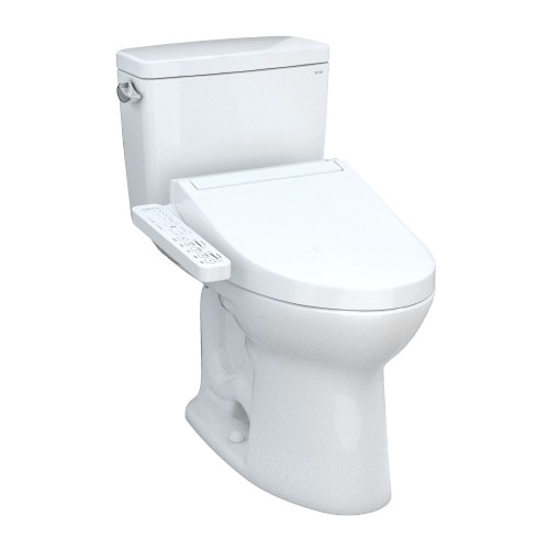 Toto Drake® Washlet®+ C2 Two-Piece Toilet - 1.28 GPF - Universal Height - Cotton Toto Drake® Washlet®+ C2 Two-Piece Toilet - 1.28 GPF - Universal Height - Cotton