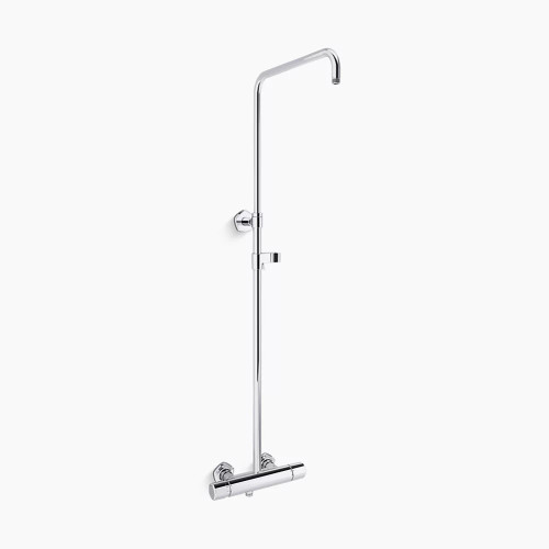 Kohler Occasion® Two-way Exposed Thermostatic Valve and Shower Column Kt - Polished Chrome