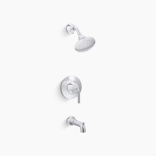 Kohler Tone Rite-Temp Shower Trim Kit in Polished Chrome – 2.5 GPM water-saving bath and shower control Kohler Tone Rite-Temp Shower Trim Kit in Polished Chrome – 2.5 GPM water-saving bath and shower control
