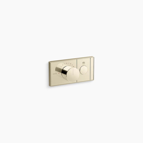 Kohler Anthem® One-outlet Recessed Mechanical Thermostatic Valve Control - Vibrant French Gold