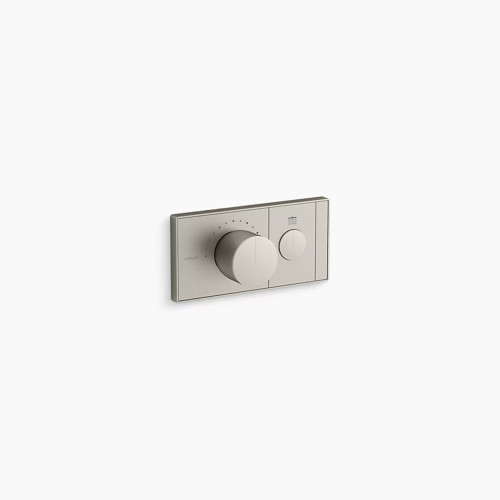Kohler Anthem® One-outlet Recessed Mechanical Thermostatic Valve Control - Vibrant Brushed Nickel