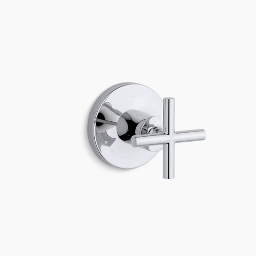 Kohler Purist® Mastershower® Volume Control Valve Trim With Cross Handle - Polished Chrome