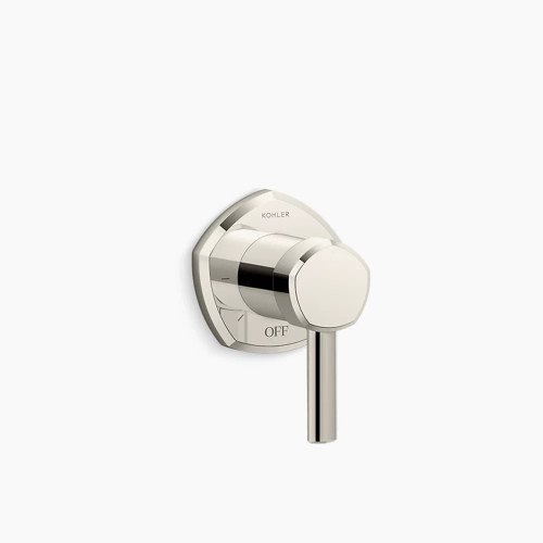 Kohler Occasion® Mastershower® Volume Control Valve Trim With Lever Handle - Vibrant Polished Nickel